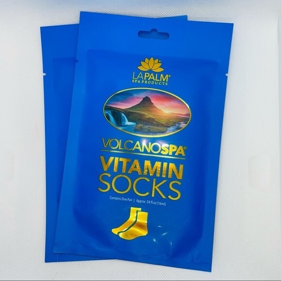 Other - 2pc VolcanoSpa Vitamin Socks